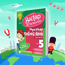 Sách - Aha Grammar Bài Tập Bổ Trợ Toàn Diện Ngữ Pháp Tiếng Anh Lớp 5 Theo Chủ Đề - Megabook