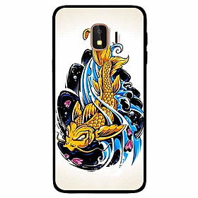 Ốp lưng dành cho Samsung J4 2018 mẫu Chép Vàng Nền Sáng