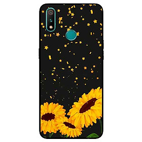 Ốp Lưng in cho Realme 3 Mẫu Hoa Hướng Dương - Hàng Chính Hãng