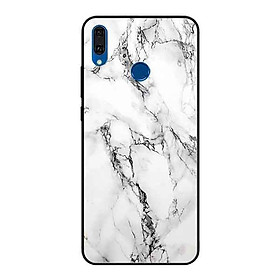 Ốp Lưng in cho Huawei Y9 2019 Mẫu Nền Đá Hoa 1 - Hàng Chính Hãng