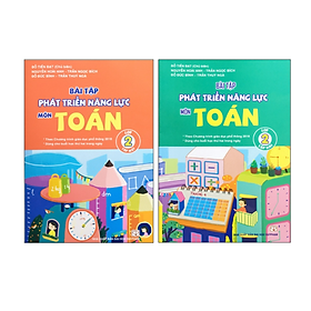 Sách - Combo Bài tập phát triển năng lực môn Toán lớp 2 (tập 1+tập 2) - Dành cho bộ sách cánh diều