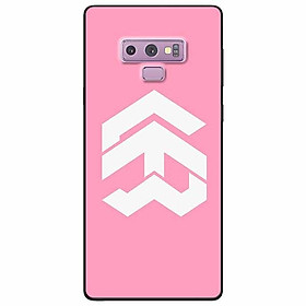 Ốp lưng in cho Samsung Note 9 Mẫu Năm Hồng Trắng