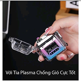 BẬT LỬA ĐIỆN TIA LỬA PLASMA PIN KHỦNG CÓ ĐÈN LED CHỐNG NƯỚC SANG TRỌNG ĐẸP
