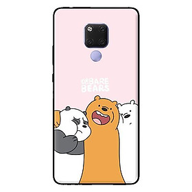 Ốp in cho Huawei Mate 20 3 Chú Gấu Ôm - Hàng chính hãng