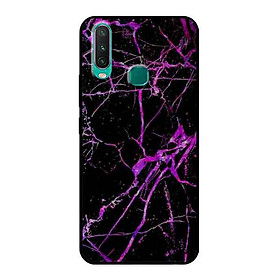 Ốp Lưng in cho Vivo Y12 Mẫu Nền Đá Hoa 7 - Hàng Chính Hãng