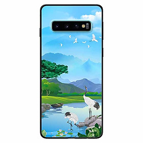 Ốp lưng dành cho Samsung S10 Plus mẫu Sáng Trong Lành
