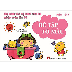 Bé Tập Tô Màu - Màu Hồng