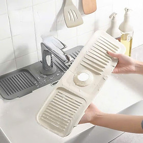Miếng thoát nước silicon lót vòi rửa chén, tấm thoát nước silicon bồn rửa chén
