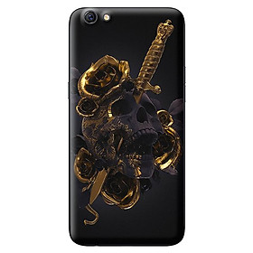 Ốp lưng cho Oppo A57 nền hoa vàng 1 - Hàng chính hãng