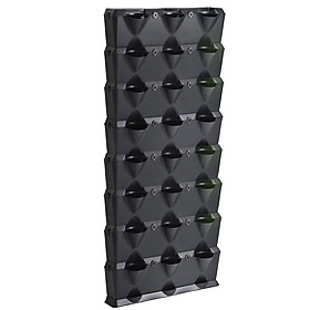 1m2 Khung Trồng Rau Sạch Đứng Ban Công Chung Cư Minigarden Vertical Phong Cách Châu Âu (gồm 8 module và 1 khay hứng nước) Không Kèm Hệ Thống Tưới Nhỏ Giọt và năng suất rau sạch đạt gấp 3 lần bình thường