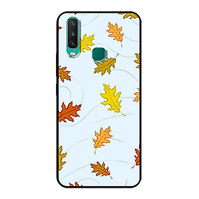 Ốp Lưng in cho Vivo Y12 Mẫu Lá Mùa Thu - Hàng Chính Hãng