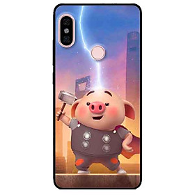 Ốp lưng in cho Xiaomi Redmi Note 5 Pro Mẫu Heo Tho