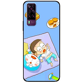 Ốp lưng dành cho Vivo Y51 (2020) / Y31 (2020) mẫu Mèo Và Nô Ngủ