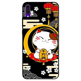 Ốp lưng dành cho Huawei Y7 Pro (2019) mẫu Mèo Nền Đen