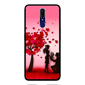 Ốp lưng cho Oppo F11 NỀN TRÁI TIM 3 - Hàng chính hãng