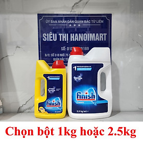 Bột rửa bát Finish 2.5kg dùng cho Máy rửa bát chén, bột finish chính hãng có các trọng lượng bột finish 4.5kg, bột rửa chén finish  2,5kg, bot rua bat finish 1kg