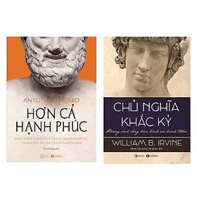 Sách Combo 2 Quyển Chủ Nghĩa Khắc Kỷ + Hơn Cả Hạnh Phúc (Tặng Bookmark)(TH)