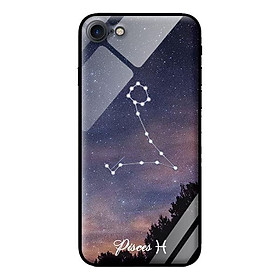Ốp kính 12 cung Hoàng Đạo cho iPhone 8 Pisces - Hàng chính hãng