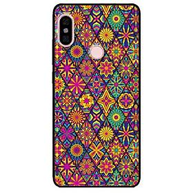 Ốp lưng in cho Xiaomi Redmi Note 5 Pro Mẫu Hoạ Tiết Chéo