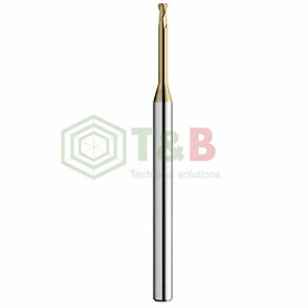 Dao Phay Bo Góc R 2 Me Cổ Dài D1 x R0.2x6x50L Union Tools Model HLRS2010-02-060,Dao phay ngón gia công sau nhiệt