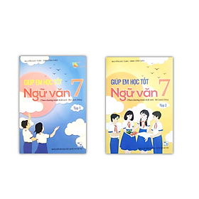 Sách - Combo Giúp em học tốt Ngữ Văn 7 - tập 1 + 2 (Theo SGK Mới - Bộ Cánh Diều)