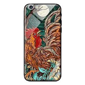 Ốp lưng kính cường lực cho iPhone 6 Gà Mái - Hàng chính hãng