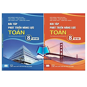 Sách - Combo Bài tập phát triển năng lực Toán 8 - tập 1 + 2 ( cánh diều )