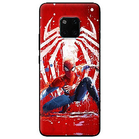 Ốp lưng in cho Huawei Mate 20 Pro mẫu Người Nhện Trắng - Hàng chính hãng