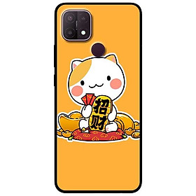 Ốp lưng dành cho Oppo A15 - A15s mẫu Mèo Và Thỏi Vàng