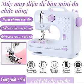 MÁY MAY GIA ĐÌNH MẪU MỚI CÓ NHIỀU CHỨC NĂNG MAY HÀNG CHUẨN CHẤT LƯỢNG 