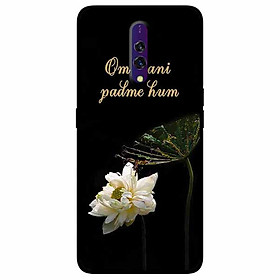 Ốp lưng dành cho Oppo K3 mẫu Om Mani Cánh Sen Trắng