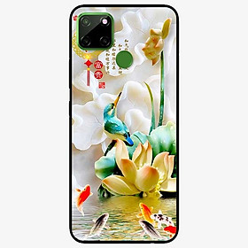 Ốp lưng dành cho Realme C12 mẫu Chim Hoa TRắng