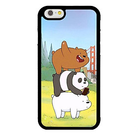 Ốp lưng dành cho Iphone 6 Ba Chú Gấu Trời Xanh - Hàng Chính Hãng