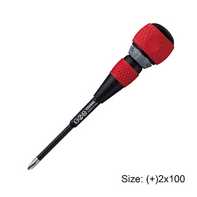 Tô vít trượt tay cầm quả bóng No.2200 bọc cách điện Vessel (Nhật Bản)