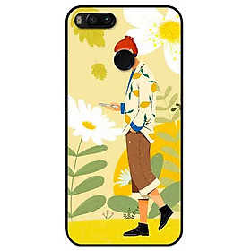 Ốp lưng in cho Xiaomi Mi A1 Mẫu Cherry Đỏ