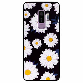 Ốp lưng dành cho Samsung S9 Plus mẫu Cúc Nhuỵ Vàng Nền Đen