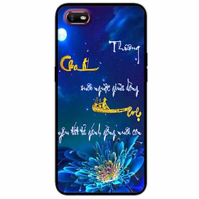 Ốp lưng in cho Oppo A1K Mẫu Thư Pháp Cha Mẹ