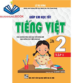 SÁCH - Giúp em học tốt tiếng việt 2 tập 1 (dùng kèm sgk cánh diều)