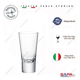 Bộ 6 Ly Thủy Tinh Ypsilon Shot Bormioli Rocco 157110B32021990 (70ml / Ly)
