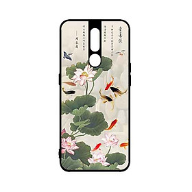 Ốp Lưng in cho Oppo F11 Pro Mẫu Tranh Cá Koi - Hàng Chính Hãng