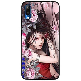 Ốp lưng dành cho Vsmart Star mẫu Cô Gái Mẫu Đơn