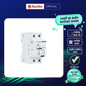 Aptomat chống giật Rạng Đông Model: RD.RCBO 1P+N 25A tích hợp 3 tính năng trong 1- Hàng Chính Hãng 