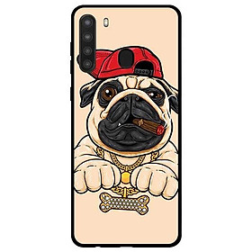 Ốp lưng dành cho Samsung Galaxy A21 mẫu Pulldog Hiphop Nền Vàng