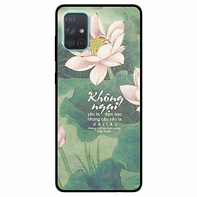 Ốp lưng in cho Samsung A51 Mẫu Không Ngại Yêu