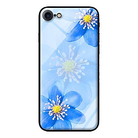Ốp kính cường lực cho iPhone 7 Hoa Lan Xanh - Hàng chính hãng