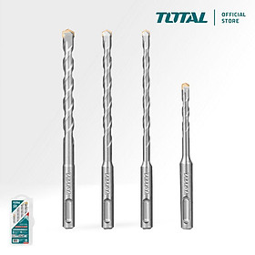 BỘ MŨI KHOAN BÊ TÔNG 4 CHI TIẾT 6-10MM TOTAL TACSD1945