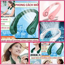 1 CÁI QUẠT GIÓ ĐEO CỔ SIÊU MÁT LẠNH 3 CẤP ĐỘ GIÓ TỐC ĐỘ CAO SẠC ĐIỆN MẪU MỚI CHẤT LƯỢNG