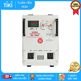 Ổn áp 1 pha LiOA DRI-7500 II NEW2020