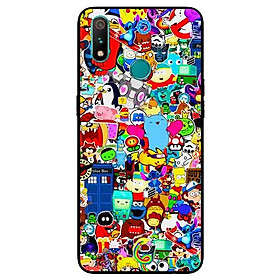 Ốp Lưng in cho Realme 3 Pro Mẫu MÀU SẮC 4 - Hàng Chính Hãng