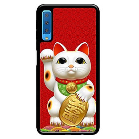 Ốp lưng cho Samsung Galaxy A7 2018 MÈO 18 - Hàng chính hãng